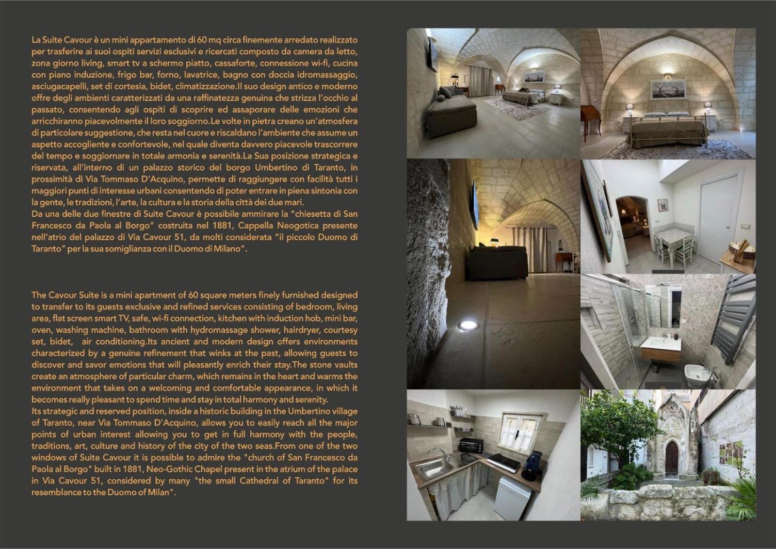 Suite Cavour Luxury Home Таранто Экстерьер фото
